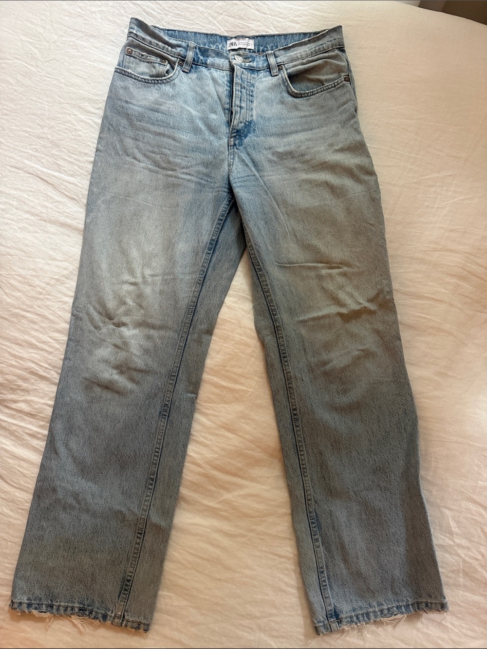 Zara Light Blue Women's Boot-Cut Jeans